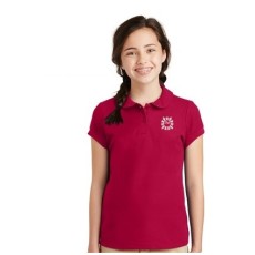 Girls Peter Pan Collar Polo (Poly/Cotton pique)